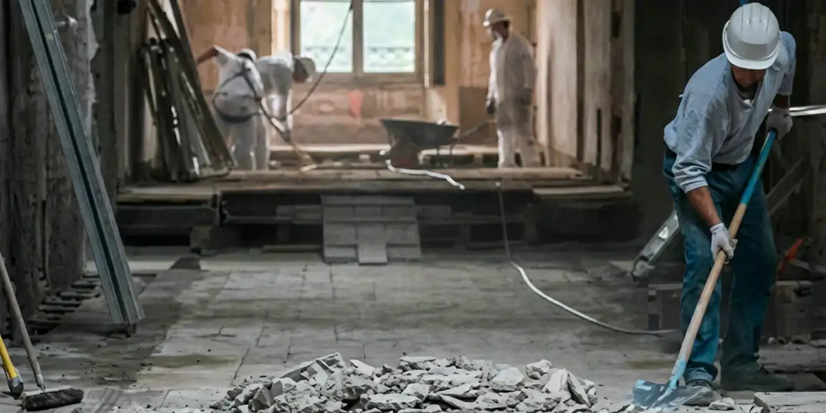fire damage restoration professionals performing structural cleanup and restoration after a fire in Ogden, UT