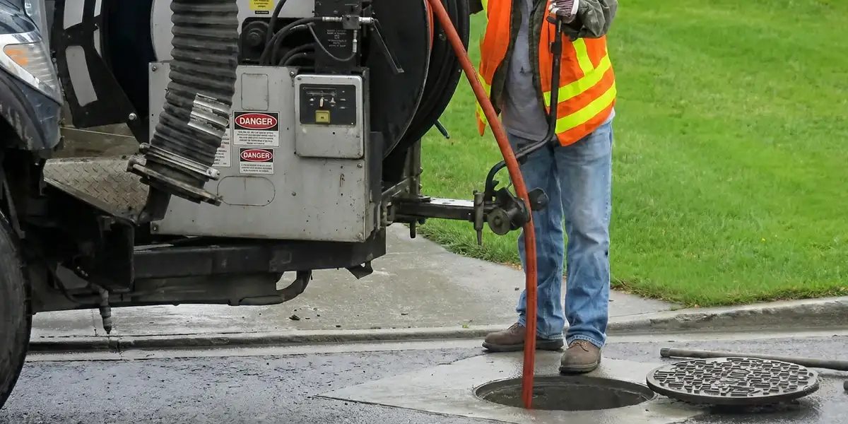 sewage clean up professionals using industrial equipment to remove contaminated wastewater in Ogden, UT