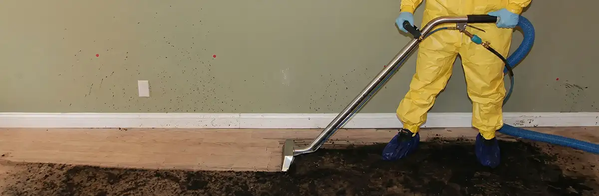 sewage removal service performing deep cleaning and extraction of sewage from an indoor area in Ogden, UT